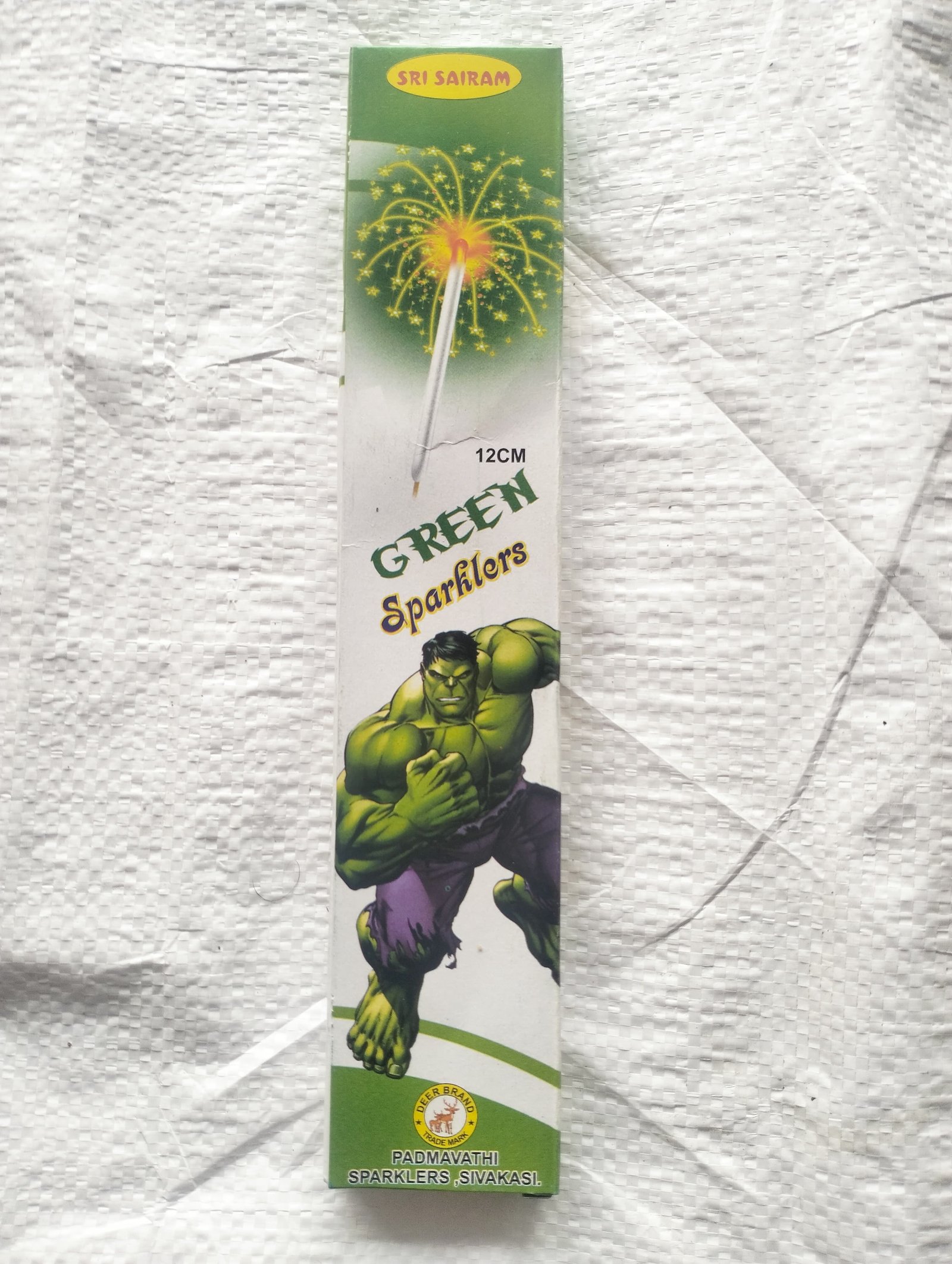 12 cm Green Sparklers